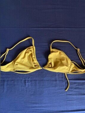 Shade & Shore Yellow Bikini Top